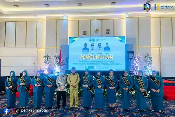 Ketua TP PKK Morotai Resmi Dilantik Jadi Bunda Literasi Kabupaten